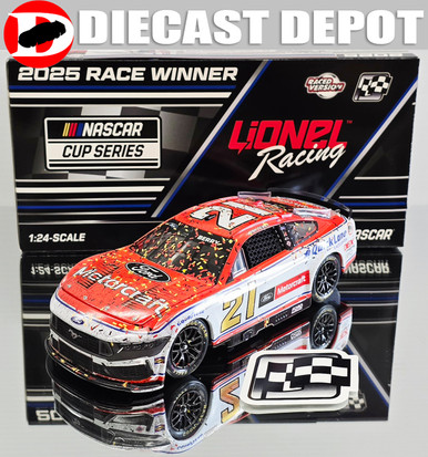 JOSH BERRY 2025 LAS VEGAS FIRST WIN RACED VERSION MOTORCRAFT 1/24