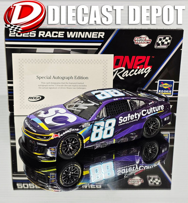 AUTOGRAPHED SHANE VAN GISBERGEN 2025 RED BULL 1/24 ACTION DIECAST