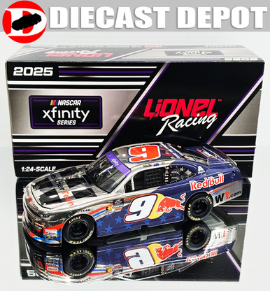 AUTOGRAPHED SHANE VAN GISBERGEN 2025 RED BULL 1/24 ACTION DIECAST