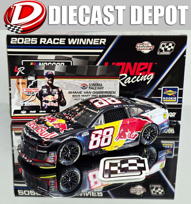 SHANE VAN GISBERGEN 2025 SONOMA WIN RACED VERSION RED BULL *COLOR