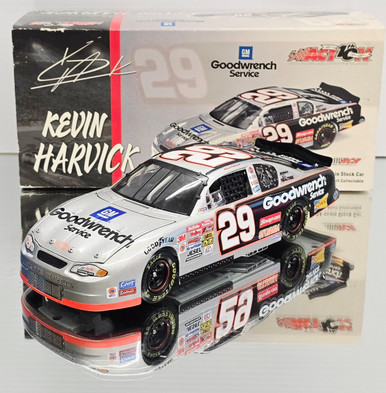 ミニカー NASCAR 1/24 #29 Brushed l KEVIN HARVICK 2002 GOODWRENCH #29 CHEVROLET 1/24 ACTION DIECAST