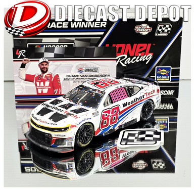 SHANE VAN GISBERGEN 2025 ROVAL WIN RACED VERSION WEATHERTECH 1/24