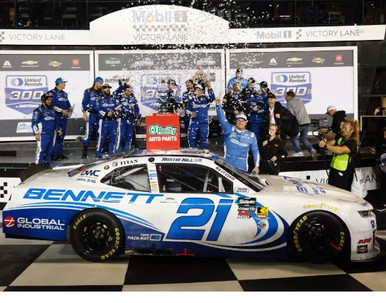 AUSTIN HILL 2025 MARTINSVILLE WIN BENNETT TRANSPORTATION RACED