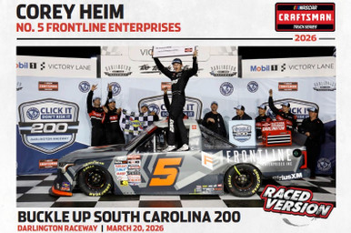 COREY HEIM 2026 DARLINGTON WIN RACED VERSION FRONTLINE TRUCK 1/64