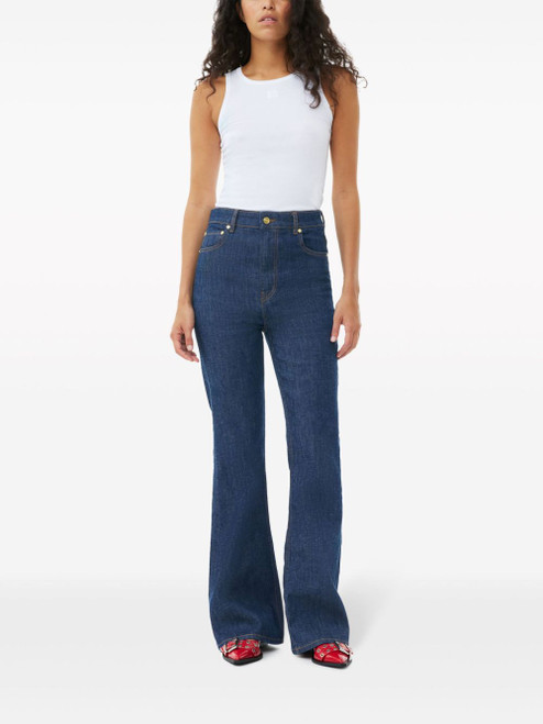 GANNI Top White LP-T3897151