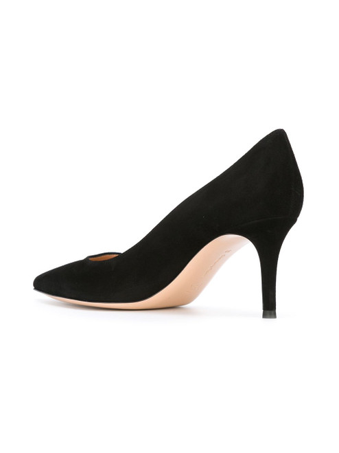 Gianvito Rossi With Heel Black LP-G2677070RICCAMNERO-AI25