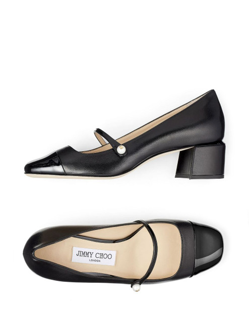 Jimmy Choo With Heel Black LP-ELISA45PTZBLACK/BLACK-AI25
