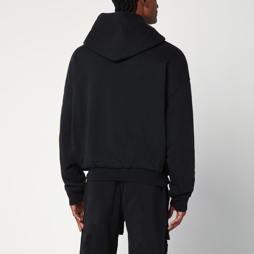 Entire Studios Black zip cotton sweatshirt LP-ES2488CO/R_ENTST-SO_323