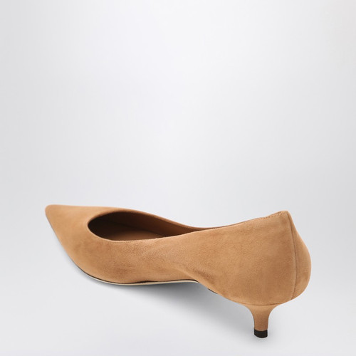 Jimmy Choo Décolleté Amelia in suede color Toffee LP-AMELIASUE/R_JIMCH-TO_500