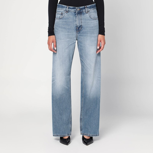 HAIKURE Wide blue washed effect jeans LP-HEW03330DF106DE/R_HAIKU-L0892_311