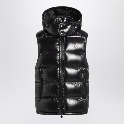 Moncler Glossy black zip-up vest LP-1A0011668950/R_MONCL-999_109