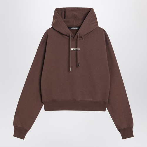 JACQUEMUS Brown Gros Grain hooded sweatshirt LP-24EHOW00247AJ00109/R_JACQM-880_323