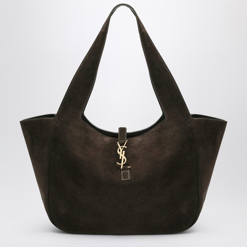 Saint Laurent Le 5 À 7 Bea bag in moss green suede LP-763435008IW/R_YSL-3645_100