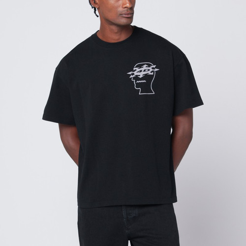 Brain Dead Black Neuro Free Association T-shirt LP-BDP25T000044CO/Q_BRAID-BLK_323