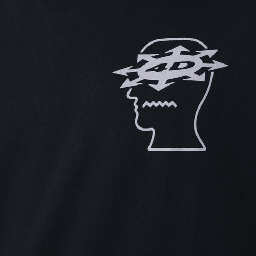 Brain Dead Black Neuro Free Association T-shirt LP-BDP25T000044CO/Q_BRAID-BLK_323