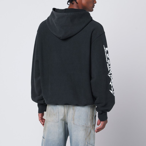 Brain Dead Faded black Neuro Free Association sweatshirt LP-BDP25TO90044CO/Q_BRAID-WB_323