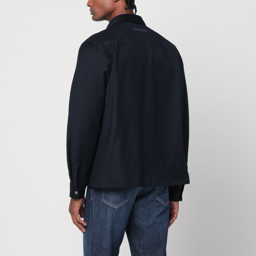 ZEGNA Navy blue wool shirt-jacket LP-SOTM2UGV01A2/R_ZEGNA-016_323