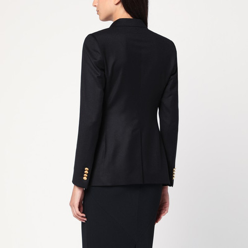 Tagliatore Black double-breasted jacket in wool and silk LP-J-PARIGI10B520038/R_TAGLT-N3069_102