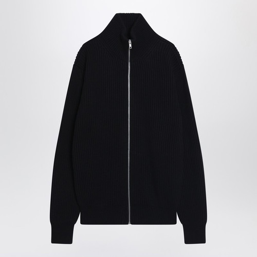MM6 Maison Margiela Black cotton zip-up cardigan LP-SH0AM0028M13039/R_MM6-900_323