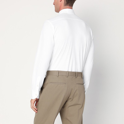 XACUS White Active twill shirt LP-ACT558ML11460/R_XACUS-001_401