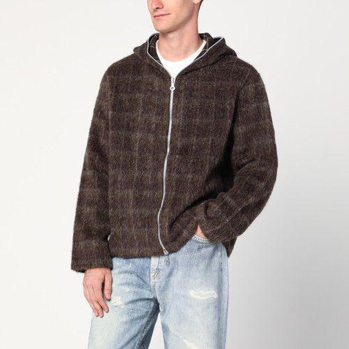 Our Legacy Check-pattern wool-blend sweatshirt LP-M4256FDWO/R_OLEGA-DC_202
