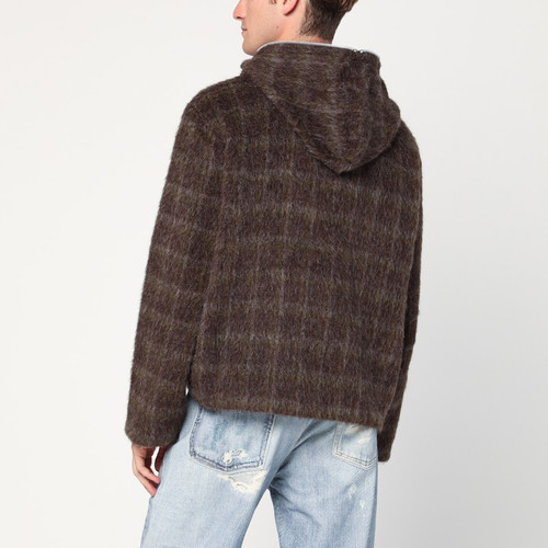 Our Legacy Check-pattern wool-blend sweatshirt LP-M4256FDWO/R_OLEGA-DC_202