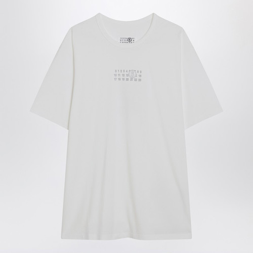 MM6 Maison Margiela White Numeric Signature T-shirt LP-SH0GC0057S24312/R_MM6-101_323