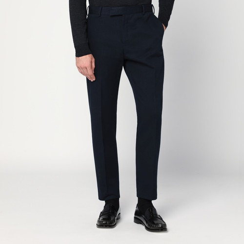 PT Torino Navy blue cotton trousers LP-CORSZ1Z00FWDSD73/R_PT0F-0360_202