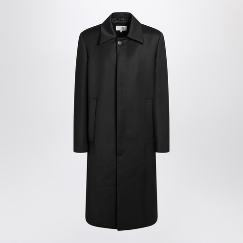 MM6 Maison Margiela Black wool-blend coat LP-SH2AA0013M35612/R_MM6-900_202