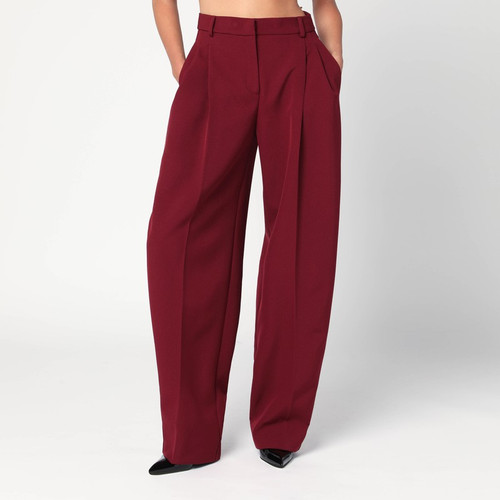 THE ANDAMANE Bordeaux pleated pants LP-T180471CTNP0B8/R_ANDAM-BU_102