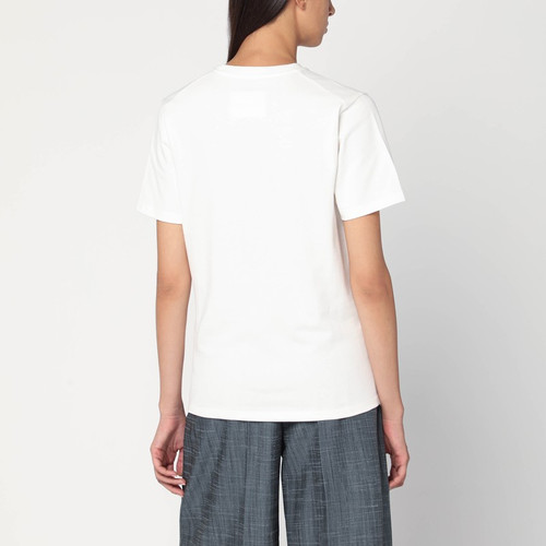 Jil Sander Cream white T-shirt with logo LP-J40GC0118J20103/R_JILSA-102_323