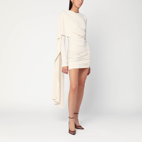 THE ANDAMANE Xenia ivory mini dress LP-T180119ATJP107/R_ANDAM-IV_102