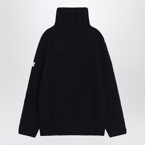 MM6 Maison Margiela Black wool turtleneck sweater LP-SH2HA0008M13166/R_MM6-900_323