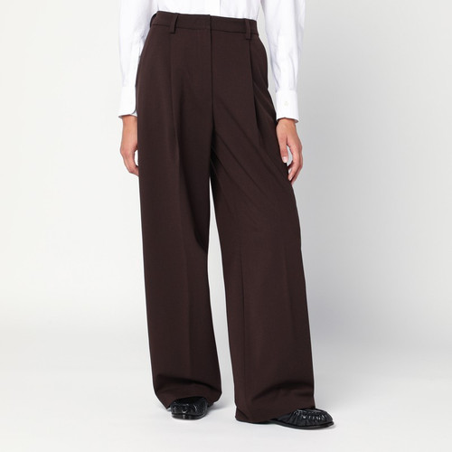 TheLatest Wide-leg brown wool blend trousers LP-TLWC3104W0206ABTP/R_LATES-T0215_102