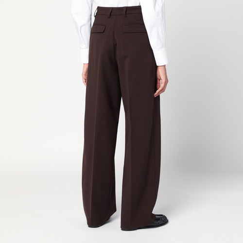 TheLatest Wide-leg brown wool blend trousers LP-TLWC3104W0206ABTP/R_LATES-T0215_102