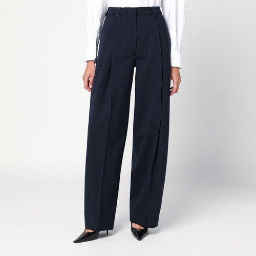 TheLatest Midnight blue wool blend trousers LP-TLW03116W0206ABTP/R_LATES-T0457_102