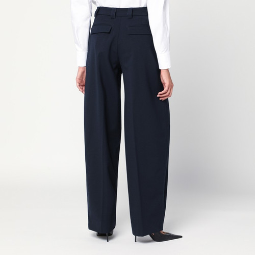 TheLatest Midnight blue wool blend trousers LP-TLW03116W0206ABTP/R_LATES-T0457_102