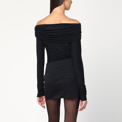 THE ANDAMANE Black Zoe off-the-shoulder top LP-T180721ATJV053/R_ANDAM-BLK_102