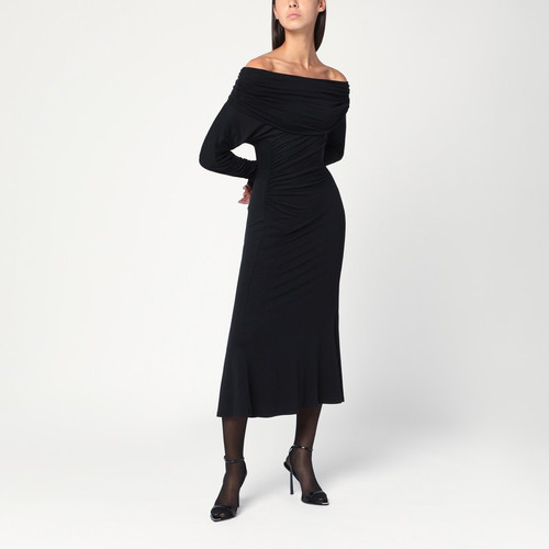 THE ANDAMANE Black Zoe midi dress LP-T180121ATJV053/R_ANDAM-BLK_102