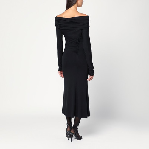 THE ANDAMANE Black Zoe midi dress LP-T180121ATJV053/R_ANDAM-BLK_102