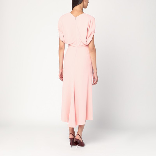 Victoria Beckham Pink satin midi dress LP-1325WDR006381AVI/R_VIBEC-AP_111