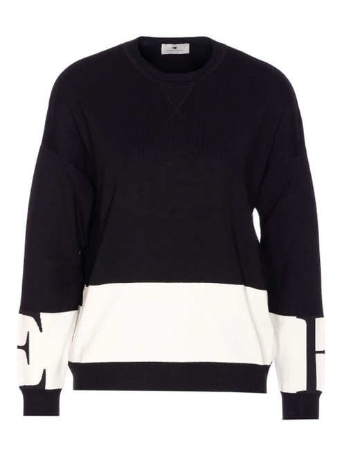 Elisabetta Franchi Sweaters Black LP-MK01S56E2EF3-AI25
