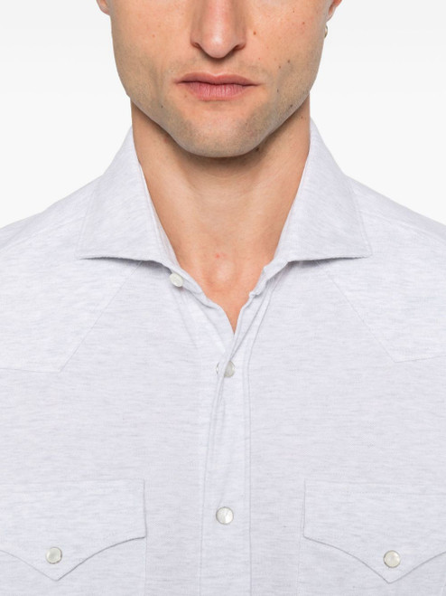 Brunello Cucinelli Shirts Light Grey LP-ME8546666C3657-AI25