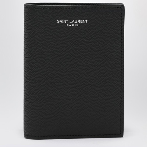 Saint Laurent Card holder in black grain de poudre leather LP-668726BTY0N/R_YSL-1000_100