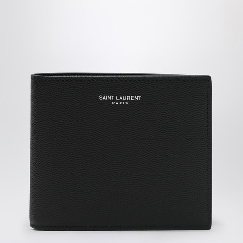 Saint Laurent Black East/West wallet in grain de poudre leather LP-396307BTY0N/R_YSL-1000_100