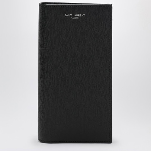 Saint Laurent Black Continental wallet in pebbled leather LP-396308BTY0N/R_YSL-1000_100