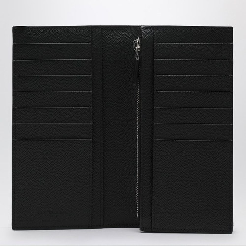 Saint Laurent Black Continental wallet in pebbled leather LP-396308BTY0N/R_YSL-1000_100