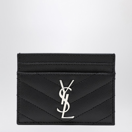 Saint Laurent Cassandre card holder black LP-423291BOW02/R_YSL-1000_100