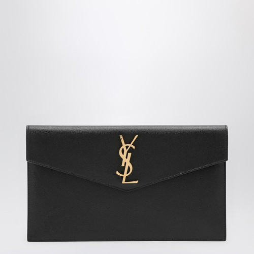 Saint Laurent Black Uptown Cassandre clutch LP-5657391GF0J/R_YSL-1000_100