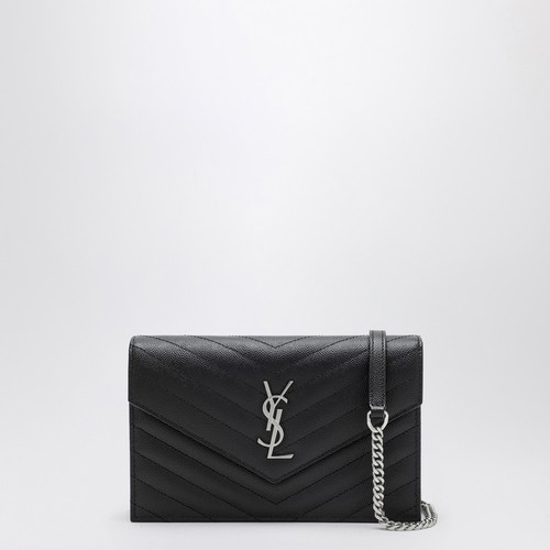 Saint Laurent Cassandre black Envelope chain clutch bag LP-742920BOW02/R_YSL-1000_100